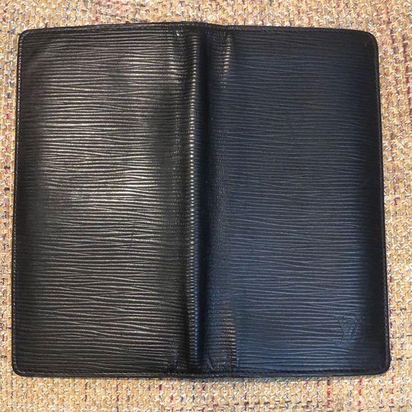 LOUIS VUITTON Black Epi Leather Porte Feiulle Brazza Long Bifold Wallet CA1148 - Picture 5 of 17